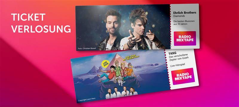 Ticketverlosung Ehrlich Brothers und TKKG Live-Tour 