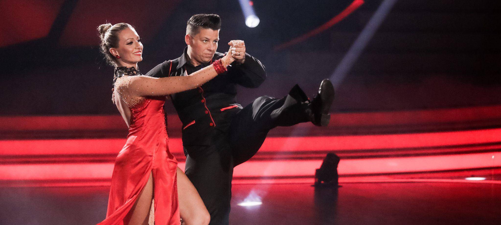 Kerstin Ott mit Regina Luca bei «Let's Dance»