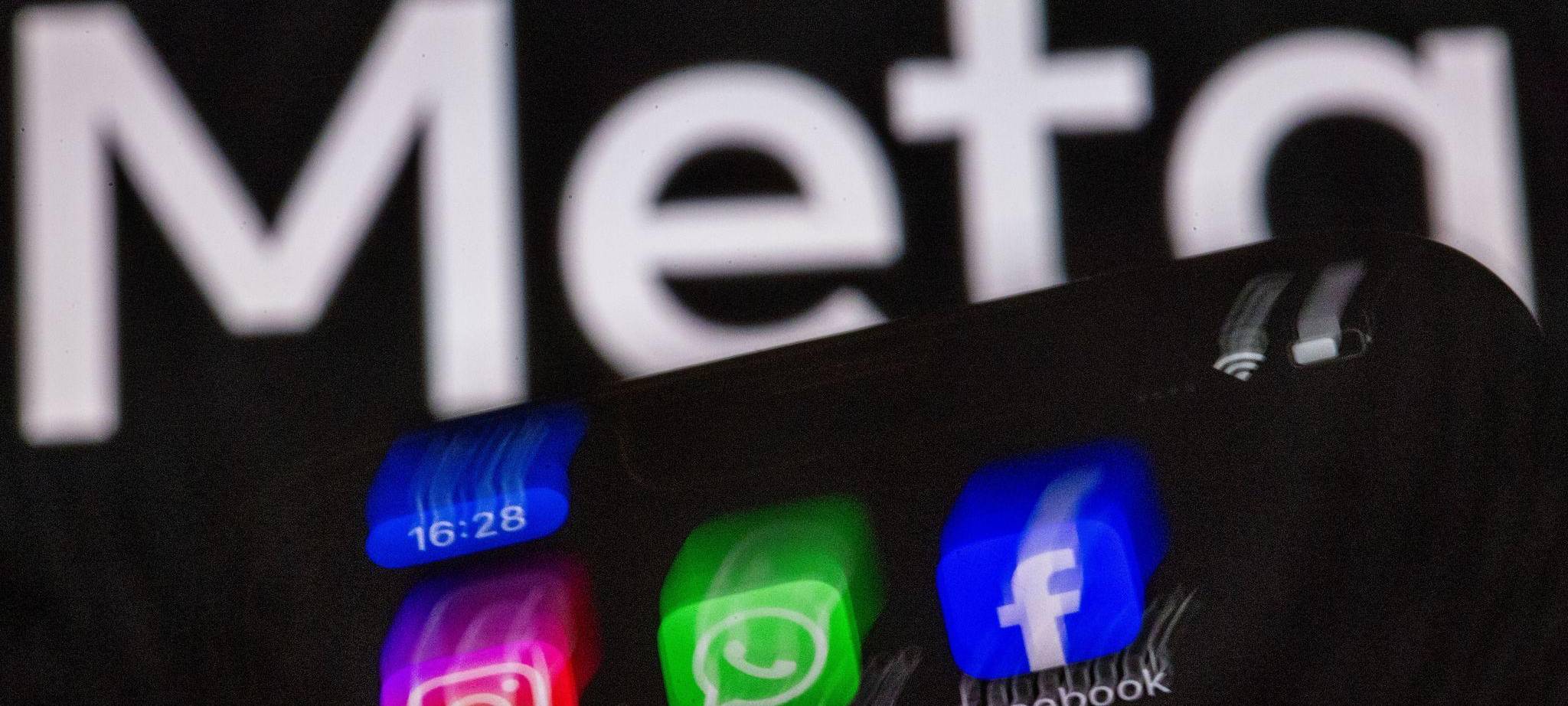 Die Meta Apps Instagram, Facebook und WhatsApp