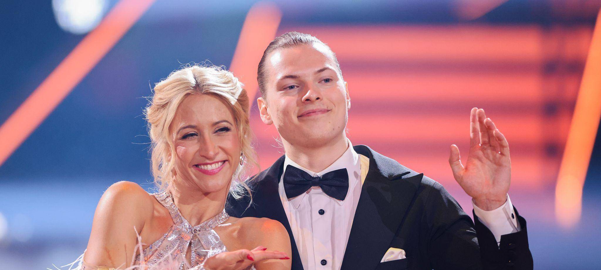 Gabriel Kelly, Sänger, und Kathrin Menzinger, Profitänzerin