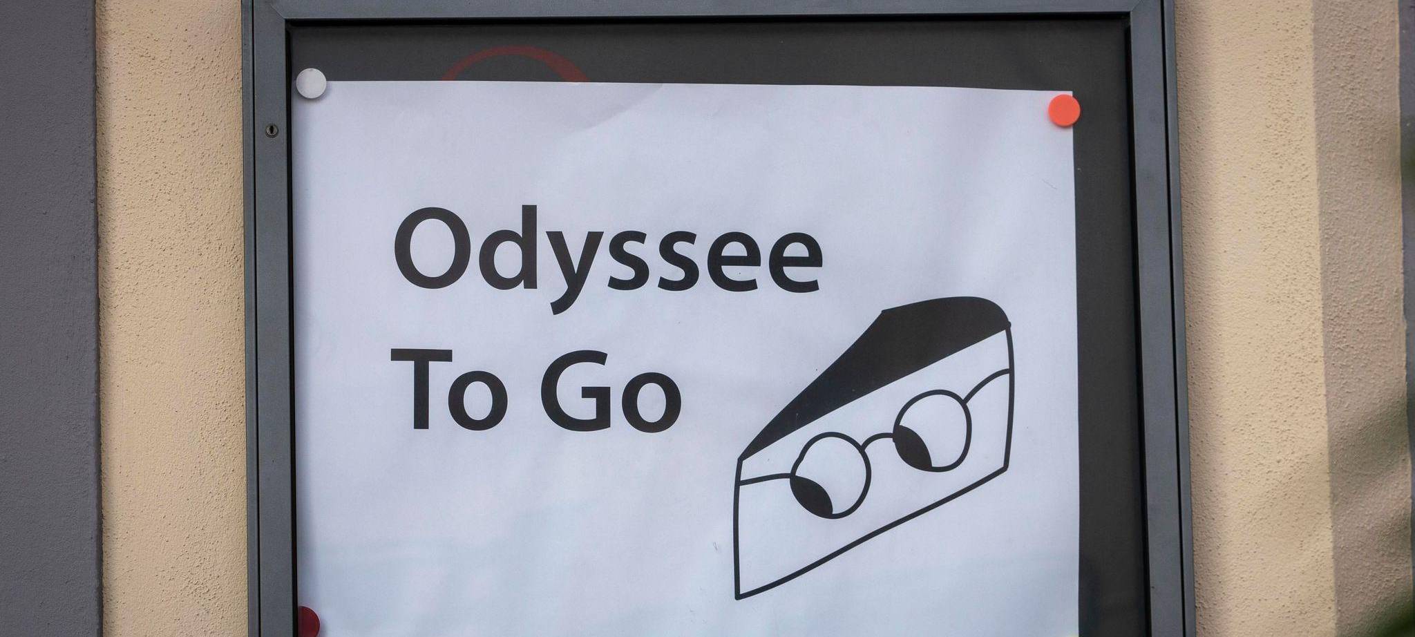 Schriftzug «Odyssee To Go»
